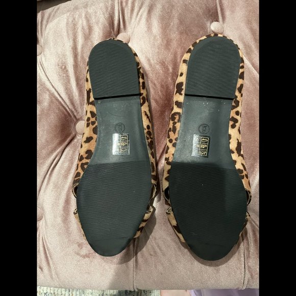 ASOS Peeptoe Ballet Flats in Leopard - Picture 7 of 9
